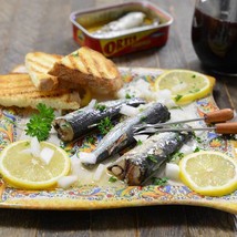 Traditional Spanish Sardines in Olive Oil - 20 tins - 3.52 oz ea - $185.22