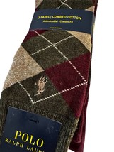 Polo Ralph Lauren  Combed Cotton Socks.3 Pairs.Olive.NWT - $449.92 MXN