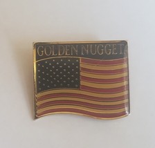 Golden Nugget  American Flag pin - £4.75 GBP