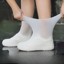 Anti-slip Silicone Rain Shoe Covers Reusable Waterproof Shoes Cover Prot... - $11.49