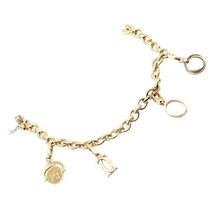 Authentic Cartier 18k Yellow Gold LOVE Trinity Double C Charm Link Brace... - $14,500.00