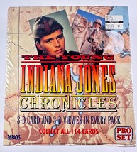 1992 Young Indiana Jones Chronicles 36 Pack Pro Set 3D Trading Cards +Viewer NEW - $15.83