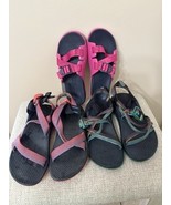 Kids Chacos Size 3 Lot Of Three Pair EUC Chillos Double Strap - €34,45 EUR