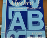 Saxon Algebra 1/2 3rd Edition: Teacher Edition 2004  Hardcover NEW - $79.19