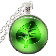 1 Pokemon Grass Type Bezel Pendant Necklace for Gift - $10.99