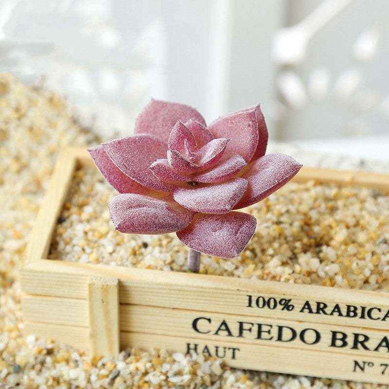 39Styles Purple Flocking Artificial Succulents Plants - $1.93+