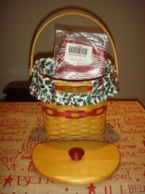 Longaberger 1998 Glad Tiding Christmas Red Basket - £36.97 GBP