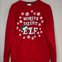 Holiday Time Vibrant Red and Green Shirt - $11.76