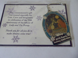 Cast Member Exclusive DISNEY Lady and the Tramp Ornament 2010 Family Hol... - £5.19 GBP