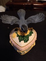 HERITAGE HOUSE Porcelain Bird Music Box “You Are So Beautiful” WORKING - $26.72