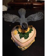 HERITAGE HOUSE Porcelain Bird Music Box “You Are So Beautiful” WORKING - $507.86 MXN