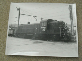 Vintage B&amp;W Train Photograph 11x14 Amtrak 123 Locomotive - £14.98 GBP