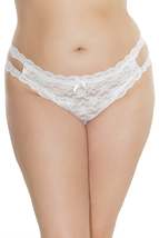 Coquette - Plus Size Crotchless Lace Thong - £7.31 GBP+