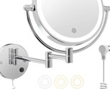 FASCINATE Upgraded Wall Mounted Makeup Mirror with Lights, Super Large D... - £42.66 GBP
