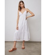 Rails Avril Linen Dress White Lace Detail Retail $228 - $98.01