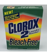 Vintage 1998 Clorox 2 Bleach Free Laundry Powder 40 oz Unopened Mint Con... - £39.18 GBP