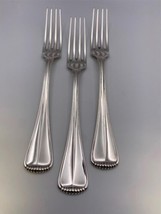 Buccellati Italian Sterling Silver MILANO Dinner Forks Set of 3 - $449.99