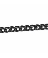 Black Cable Chain BULK Chain Rolo Chain Black Gunmetal Wholesale Curb 33ft - £15.52 GBP