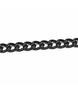 Black Cable Chain BULK Chain Rolo Chain Black Gunmetal Wholesale Curb 33ft - $27.13 CAD