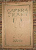 XRARE: 1914 Camera Craft antique photography magazine with full-page color print - £26.47 GBP