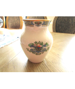 Lenox Autumn Pattern Floral Vase Gold Rimmed Gold Backstamp 8&quot; Made in USA - $34.60