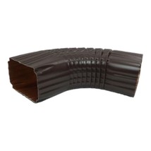 1 - Aluminum Gutter Downspout Style B Elbow 2&quot; x 3&quot; Brown - $9.44