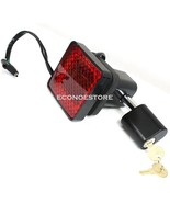 NEW HITCH COVER BRAKE LIGHT &amp; 5/8&quot; HITCH RECEIVER LOCK W/ 2 KEYS - $18.69