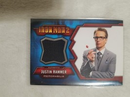 2010 Upper Deck Iron Man 2 Memorabilia Card #IMC11 Justin Hammer Movie Worn Card - £18.02 GBP