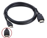 1080P Hdmi Mini A/V Tv Video Cable For Canon Powershot Camera Sx280 Hs S... - $17.09