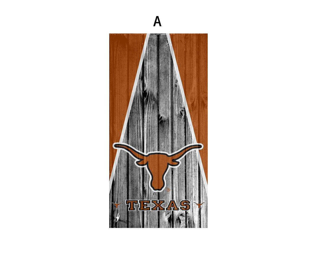 Cornhole Board Vinyl Wrap Longhorns - sold individually