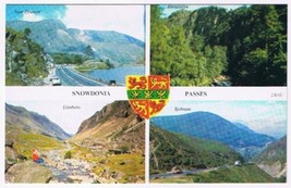 Postcard Snowdonia Passes Nant Ffrancon Aberglaslyn Llanberts Harvey Barton - $2.96