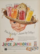 1958 Print Ad Libby&#39;s Frozen Juices Happy Boy with Straw Hat Chicago,Illinois - £17.08 GBP