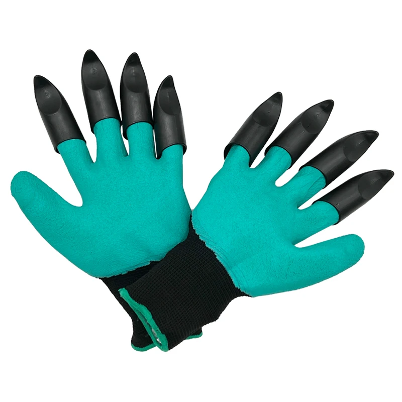 Garden Digging gloves with Labor claw Gardening dig planting waterproof outdoor  - £41.42 GBP