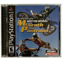 PS1 Freestyle Motocross McGrath Vs Pastrana PlayStation 1 Game With Manual ELEC - £15.97 GBP