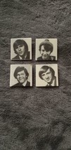 THE MONKEES VINTAGE B/W INDIVIDUAL PINS DAVEY MIKE PETER MICKEY - COOL - $100.00