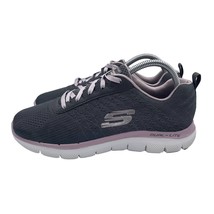 Skechers Flex Appeal 2.0 Break Free Dual Lite Shoes Gray Comfort Womens Size 8.5 - £31.84 GBP