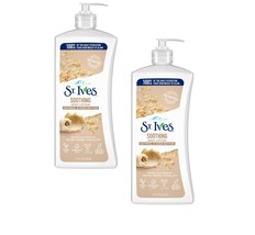 2 Pack St. Ives Soothing Hand &amp; Body Lotion Oatmeal &amp; Shea Butter 21 Oz - £18.69 GBP