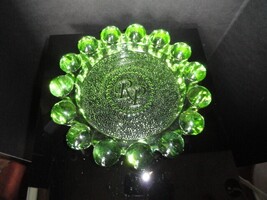 Luminoso Green Glass Ashtray Gorgeous 10" Diameter NIB image 13