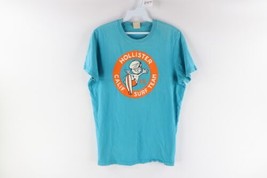Vintage Hollister Mens Large Faded Retro Surfing Spell Out Short Sleeve T-Shirt - £18.88 GBP