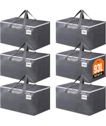 Large Moving Bags, Storage Bags with Zippers, Handles Moving Supplies wi... - €29,75 EUR