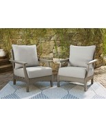 Visola - Gray - Lounge Chair w/Cushion (Set of 2) - $16,562.91 MXN