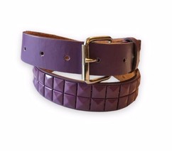 Purple Studded Belt Youth Large - £7.89 GBP