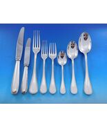Perles by Christofle Silverplate Flatware Service 12 Set 98 pcs Dinner U... - €7.136,16 EUR