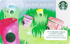 Starbucks 2014 Easter Collectible Gift Card New No Value - £2.34 GBP