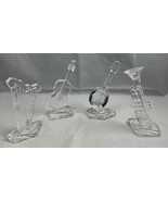 KRISTALKOLOR  24% Lead CRYSTAL BAND INSTRUMENTS ITALY. Lot of 4 - $55.05