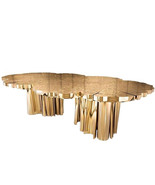 Dining or Conference Table Gold Dipped in Polished Brass, End Table, Mos... - £25,875.37 GBP
