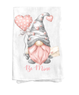 Be Mine Gnome Valentine`s Day 100% Cotton Kitchen Hand Drying Dish Towel - $110.11 MXN