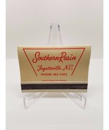 Matchbook Southern Resin Vintage Matchbooks Fayetteville N.C. - $4.70