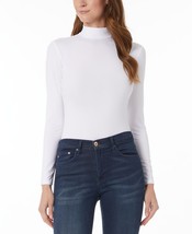32 DEGREES Womens Mock-Neck Bodysuit Size X-Small Color White - £23.19 GBP