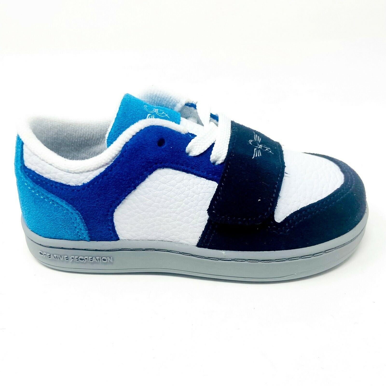 Creative Recreation Cesario Lo White Royal Navy Toddler Baby Sneakers